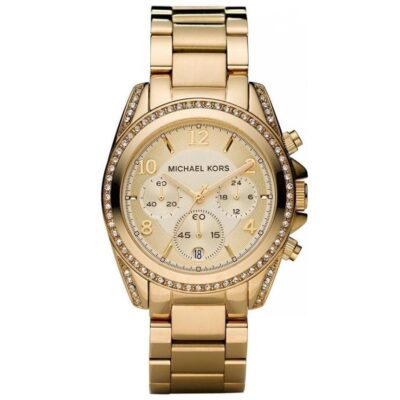 Michael Kors Ladies Blair Gold Watch - MK5166